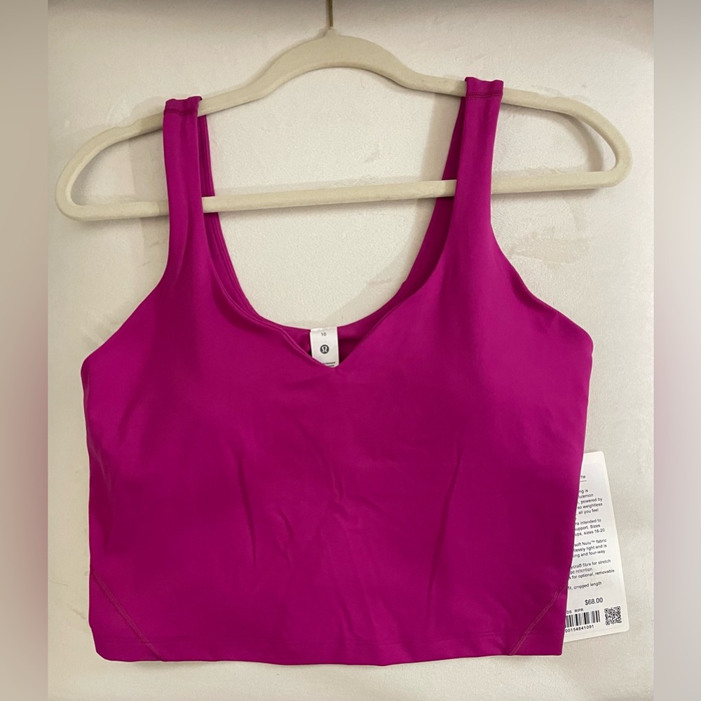 NWT Lululemon Align Tank Top Ripened Raspberry Size 10 A/B Cup - Picture 8 of 10